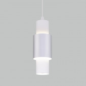 Подвесной светильник Eurosvet Bento 50204/1 LED белый/матовое серебро