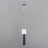 Подвесной светильник Eurosvet Double Topper 50135/1 LED хром/черный 12W