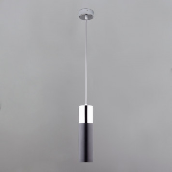 Подвесной светильник Eurosvet Double Topper 50135/1 LED хром/черный 12W