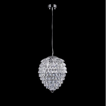 Подвесной светильник Crystal Lux CHARME SP4 CHROME/TRANSPARENT