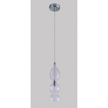 Подвесной светильник Crystal Lux Iris Sp1 B Transparent