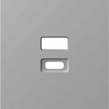 Накладка для розеток USB, матовый серый, серия A07 Donel DE28640