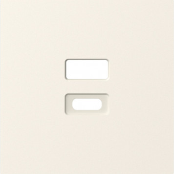 Накладка для розеток USB, матовый кремовый, серия A07 Donel DE28631