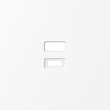 Накладка для розеток USB, глянцевый белый, серия S08 Donel DS28603