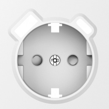 Накладка для розетки Schuko с зарядным устройством USB A+C, со шторками 16A 250В, матовый белый, серия A07 Donel DE22933