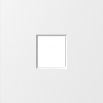 Накладка 1-я для розеток RJ45,TV,SAT, матовый белый, серия A07 Donel DE85933