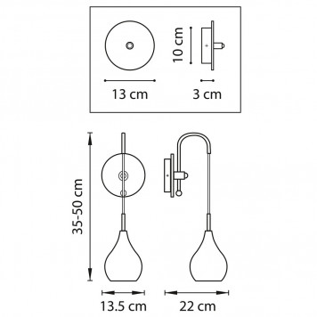 Бра Lightstar Pentola 803530-1