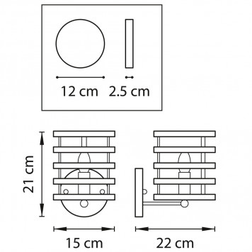 Бра Lightstar Epsilon 735610-1