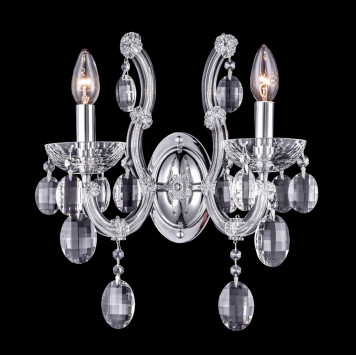 Бра Crystal Lux Hollywood Ap2 Chrome