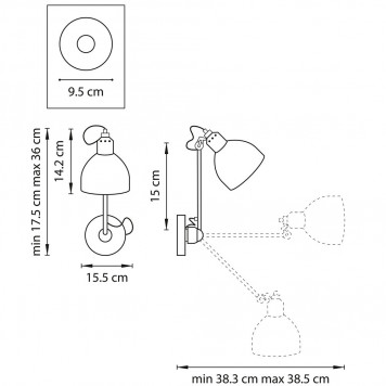 Бра Lightstar Loft 765606-1