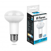 Лампочка Feron E27 R63 11w 6400K матовая LB-463