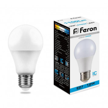 Лампа светодиодная Feron E27 12W 6400K LB-93
