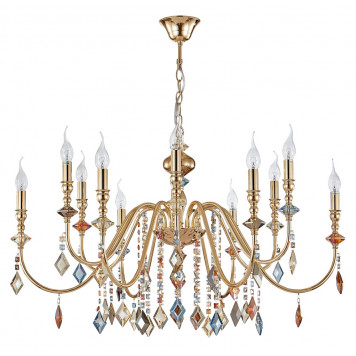 Люстра Crystal Lux Mercedes Sp6+6 Gold/Color