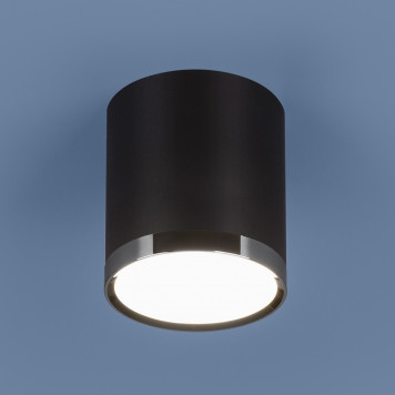 Накладной LED светильник Elektrostandard DLR024 6W 4200K черный матовый