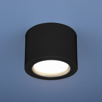 Накладной LED светильник Elektrostandard DLR026 6W 4200K черный матовый