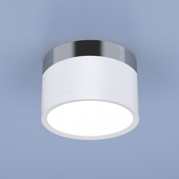 Накладной LED светильник Elektrostandard DLR029 10W 4200K белый матовый/хром