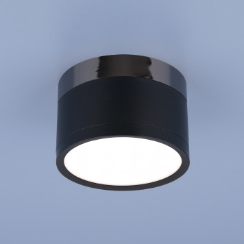 Накладной LED светильник Elektrostandard DLR029 10W 4200K черный матовый/черный хром