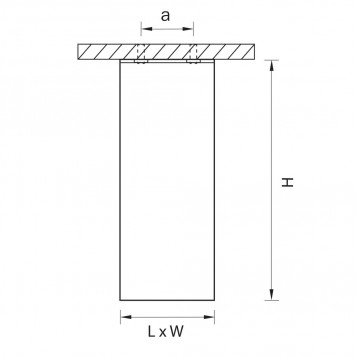 Накладной светильник Lightstar Rullo 216597-1