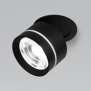 Встраиваемый LED светильник Elektrostandard Stark 25035/LED черный