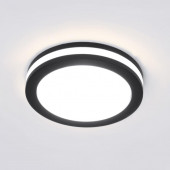 Встраиваемый LED светильник Elektrostandard Aster DSKR80 5W 3300K черный