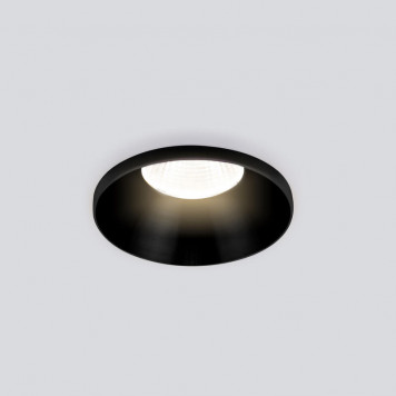 Встраиваемый LED светильник Elektrostandard Nuta 25026/LED 7W 4200K BK черный