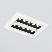 Встраиваемый LED светильник Elektrostandard Tekki 9923 LED 20W 4200K белый/черный