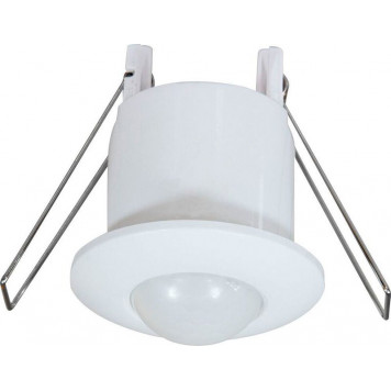 Датчик движения и освещенности Feron SEN50 230V 500W 6m 360° (встраиваемый mini) белый