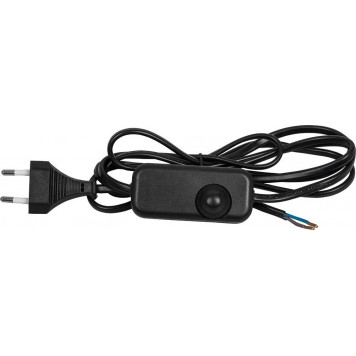 Сетевой шнур с диммером Feron 1,5+0,5м черный DM103-200W