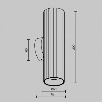 Бра Maytoni Calipso C106WL-02-GU10-BS-1