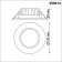 Встраиваемый LED светильник Novotech Drum 359414