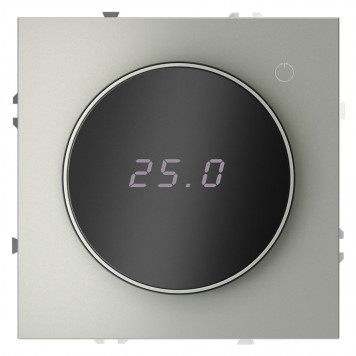 Терморегулятор электронный Voltum S70 с индикацией и датчиком для теплого пола (сталь) VLS070105
