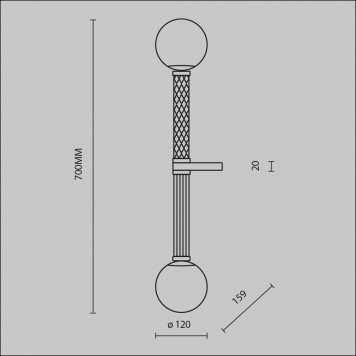 Бра Maytoni Teatro MOD287WL-02BS-1