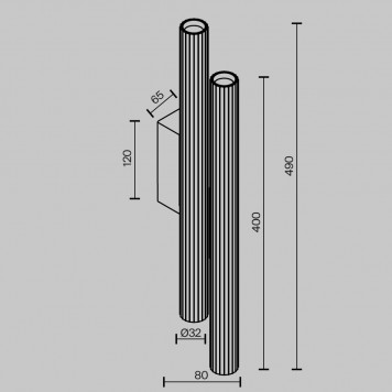 Бра Maytoni Calipso C082WL-24W2.7K-W-1