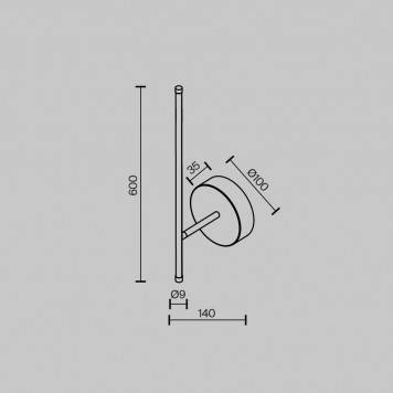 Бра Maytoni Elegant C085WL-L7BS2.7K-1