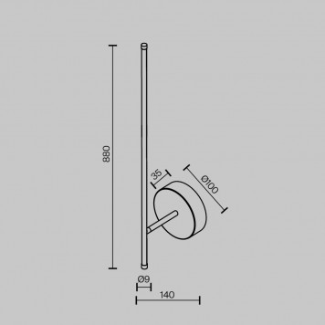 Бра Maytoni Elegant C085WL-L12BS2.7K-1