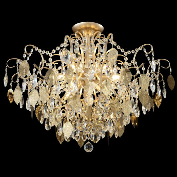 Люстра Crystal Lux ESMIRALDA PL9 GOLD