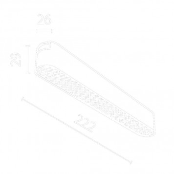 Магнитный трековый светильник Maytoni Radity TR084-1-12W4K-B-1