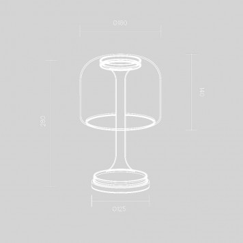 Настольная лампа Maytoni Spirito MOD286TL-L8W3K-1