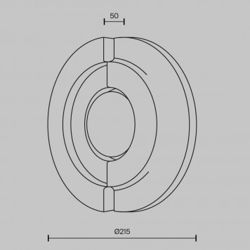 Бра Maytoni Daylight MOD462WL-L10BG3K-1