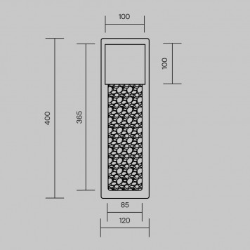 Бра Maytoni Golthic MOD474WL-L20B3K-1