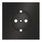 Накладка для розетки с заземлением S70 Metal (антрацит) VLSM000612