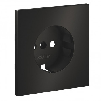 Накладка для розетки с заземлением S70 Metal (антрацит) VLSM000612-4