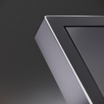 Накладка для розетки с заземлением S70 Metal (антрацит) VLSM000612-9
