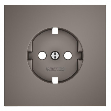 Накладка для розетки с заземлением S70 (капучино) VLS000614-9