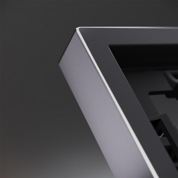 Рамка металлическая на 1 пост S70 Metal (антрацит) VLSM120112-1