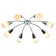 Люстра Escada Aquilegia Escada 1100/8P Е14*40W Chrome