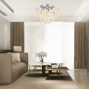 Люстра Escada Whisper 140015/4C E27*60W Chrome-3
