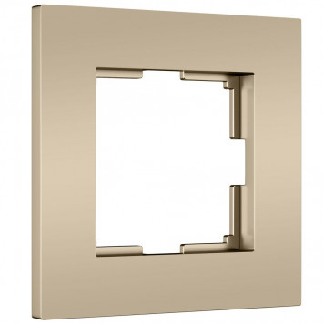 W0012911/ Рамка на 1 пост Slab (шампань софт) W0012911