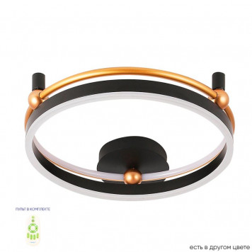 Люстра Crystal Lux FERNANDO PL48W LED BLACK/GOLD