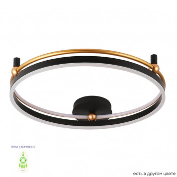 Люстра Crystal Lux FERNANDO PL72W LED BLACK/GOLD